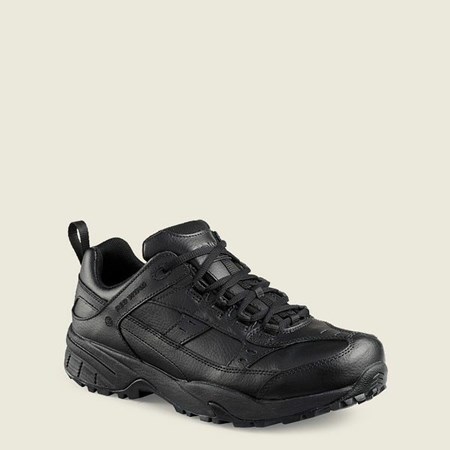 Red Wing Athletics Safety Toe Men's Work Shoes Black | 5912QIMKD