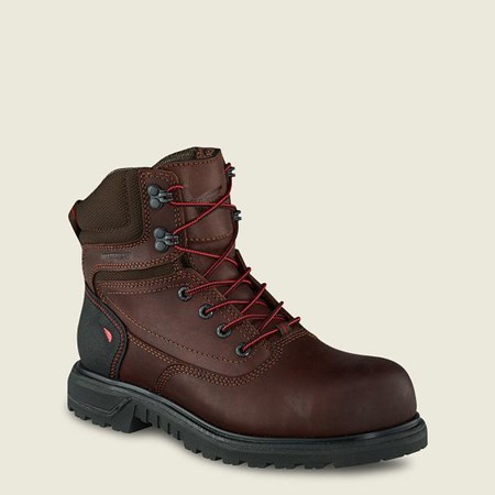 Red Wing Brnr XP 6-inch Waterproof Women's Soft Toe Boots Black | 4237GXUEI
