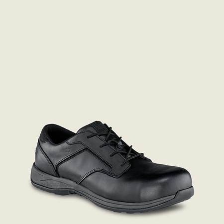 Red Wing ComfortPro Soft Toe Oxford Men's Work Shoes Black | 2910PHYFL