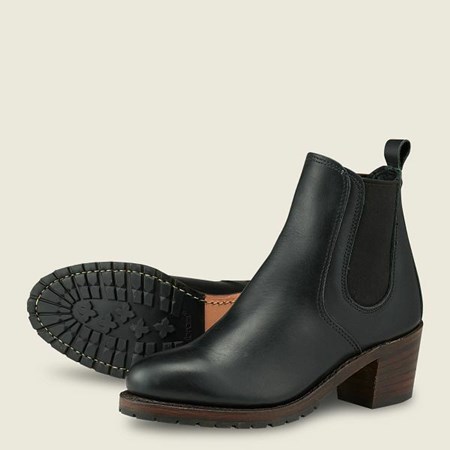 Red Wing Harriet Heeled Boot Women's Heritage Boots Black | 5239UKBNG