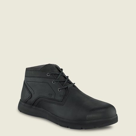 Red Wing Zero-G Lite Safety Toe Chukka Men's Work Shoes Black | 8436VPWBX