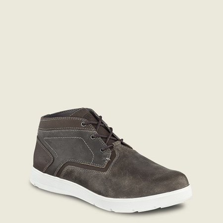 Red Wing Zero-G Lite Soft Toe Chukka Men's Work Shoes White | 5316DKYVA